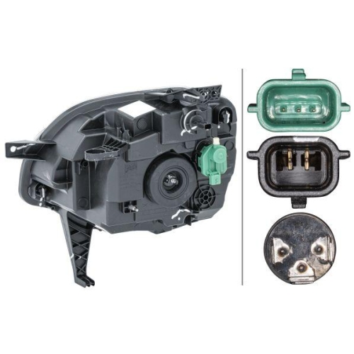 HELLA Hauptscheinwerfer 1LD 011 561-041 f&uuml;r RENAULT, rechts