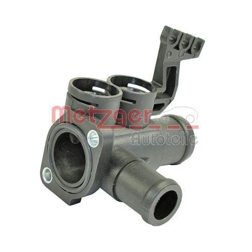 K&uuml;hlmittelflansch METZGER 4010041 f&uuml;r VAG, Zylinderkopf, links