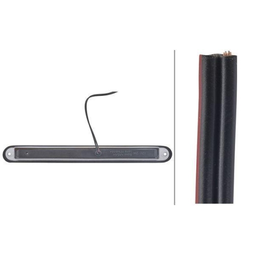 HELLA Zusatzbremsleuchte 2DA 959 071-037 für EVOBUS HYMER VDL STREETSCOOTER