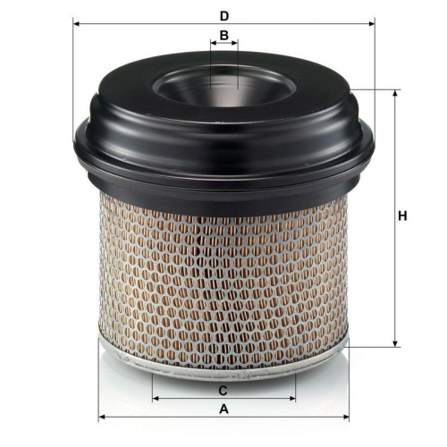 Luftfilter MANN-FILTER C 21 338 f&uuml;r MERCEDES-BENZ VME