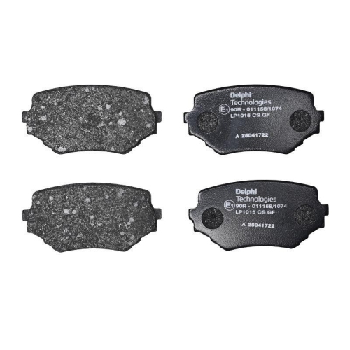 DELPHI LP1015 Bremsbelagsatz, Scheibenbremse f&uuml;r SUZUKI, Vorderachse