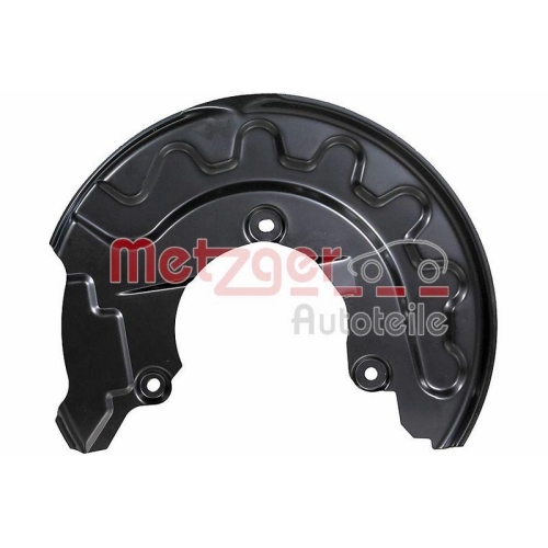 Spritzblech, Bremsscheibe METZGER 6115580 für AUDI SEAT SKODA VW