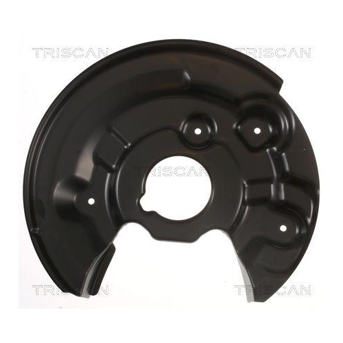 Spritzblech, Bremsscheibe TRISCAN 8125 29227 f&uuml;r VW, Hinterachse links