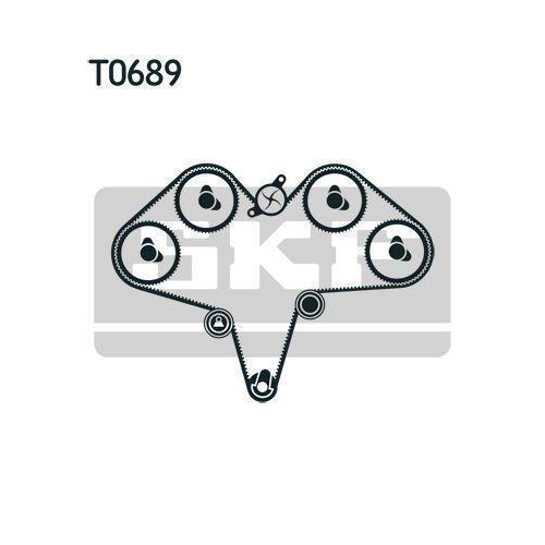 Zahnriemensatz SKF VKMA 95039 f&uuml;r CHRYSLER DODGE MITSUBISHI HYUNDAI KIA