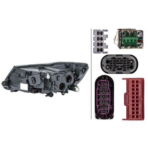 HELLA Hauptscheinwerfer 1ZS 011 314-341 für SKODA, rechts