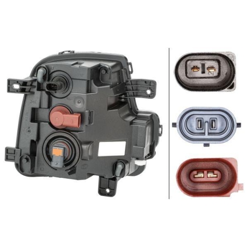 HELLA Nebelscheinwerfer 1NE 011 694-111 für VW, links