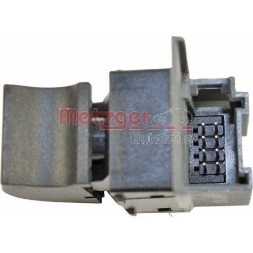 Schalter, Fensterheber METZGER 0916352 ORIGINAL ERSATZTEIL f&uuml;r VAG, hinten links