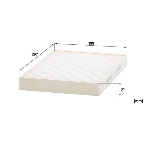 Filter, Innenraumluft MANN-FILTER CU 3054 f&uuml;r OPEL GENERAL MOTORS
