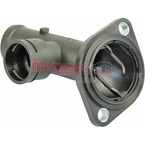 K&uuml;hlmittelflansch METZGER 4010122 f&uuml;r VAG, Thermostat, Zylinderkopf, links