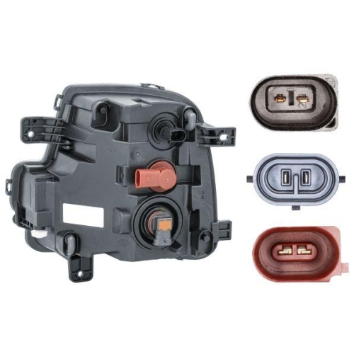 HELLA Nebelscheinwerfer 1NE 011 694-121 für VW, rechts