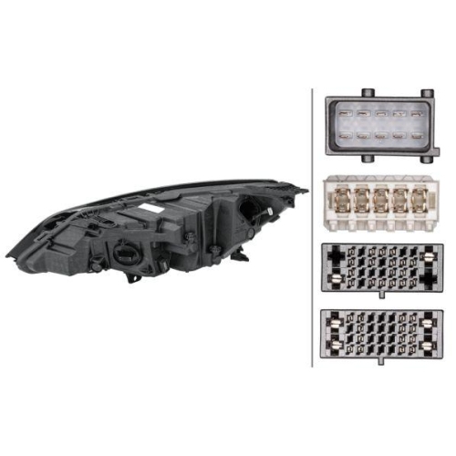 HELLA Hauptscheinwerfer 1EX 354 829-221 für OPEL, rechts