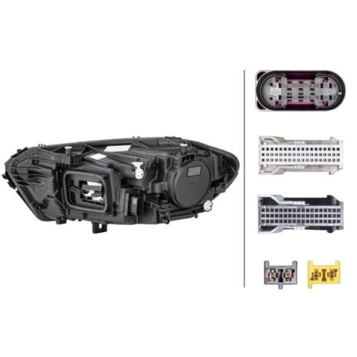 HELLA Hauptscheinwerfer 1EX 015 091-961 für MERCEDES-BENZ, rechts