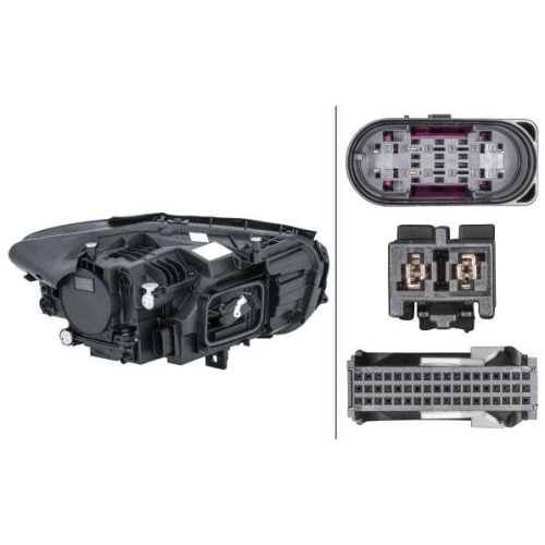 HELLA Hauptscheinwerfer 1EX 015 315-311 f&uuml;r MERCEDES-BENZ, links