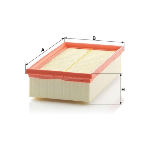Luftfilter MANN-FILTER C 2485/1 f&uuml;r RENAULT