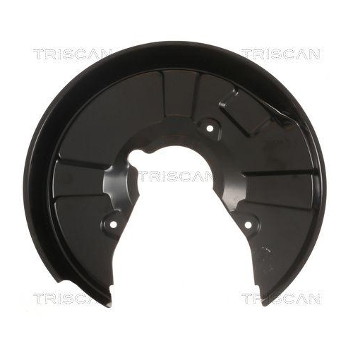Spritzblech, Bremsscheibe TRISCAN 8125 29231 f&uuml;r VW, Hinterachse links