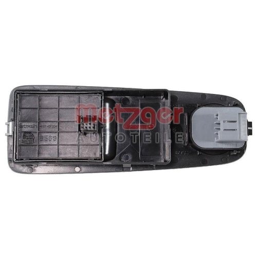 Schalter, Fensterheber METZGER 09161104 ORIGINAL ERSATZTEIL für FIAT, vorne