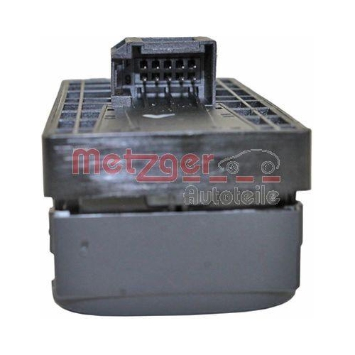 Schalter, Fensterheber METZGER 0916356 ORIGINAL ERSATZTEIL f&uuml;r VAG, fahrerseitig