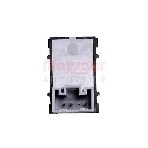 Schalter, Fensterheber METZGER 09161105 GREENPARTS f&uuml;r VAG, beifahrerseitig