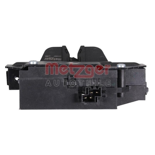 Heckklappenschloss METZGER 2310897 für OPEL VAUXHALL GENERAL MOTORS, hinten
