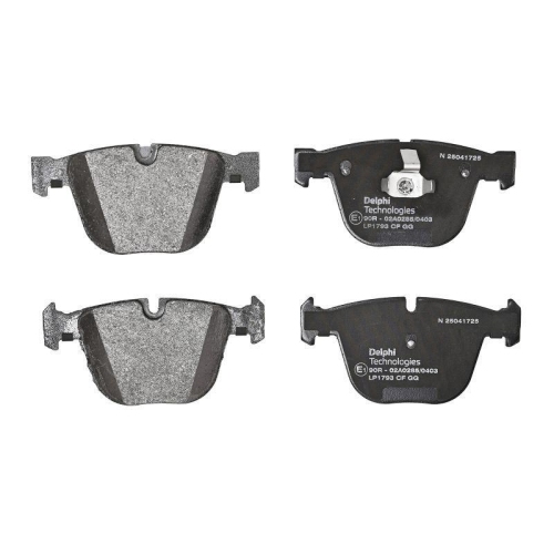 DELPHI LP1793 Bremsbelagsatz, Scheibenbremse f&uuml;r BMW ROLLS-ROYCE BENTLEY