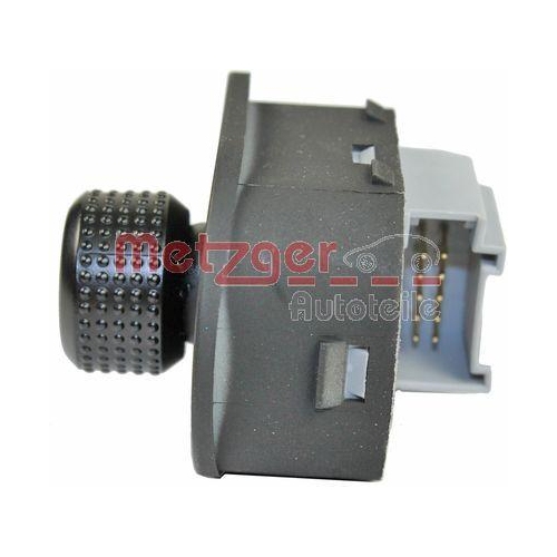 Schalter, Außenspiegelverstellung METZGER 0916371 für VAG