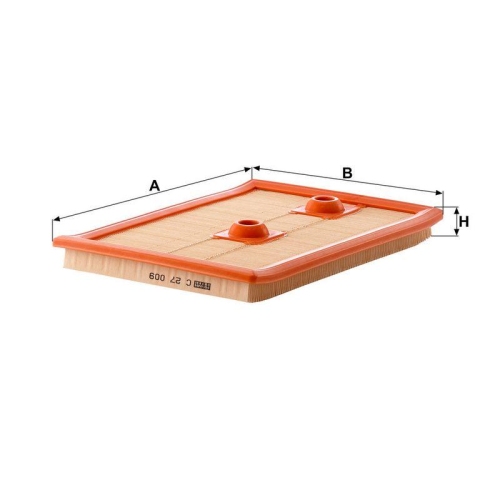 Luftfilter MANN-FILTER C 27 009 f&uuml;r VAG