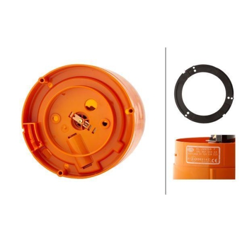 HELLA Rundumkennleuchte 2RL 007 550-001 f&uuml;r AEBI DAF MACK SCANIA HAKO AGCO