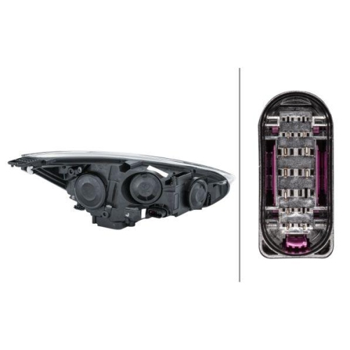 HELLA Hauptscheinwerfer 1EE 354 827-051 f&uuml;r FORD, links