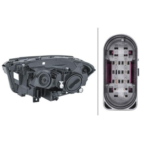 HELLA Hauptscheinwerfer 1LG 013 074-141 für MERCEDES-BENZ, rechts