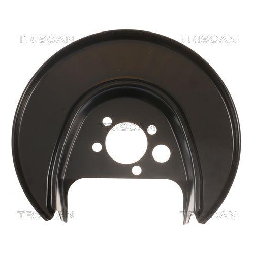 Spritzblech, Bremsscheibe TRISCAN 8125 29237 f&uuml;r VW, Hinterachse links
