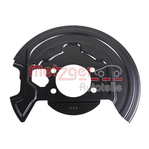 Spritzblech, Bremsscheibe METZGER 6115591 GREENPARTS f&uuml;r NISSAN