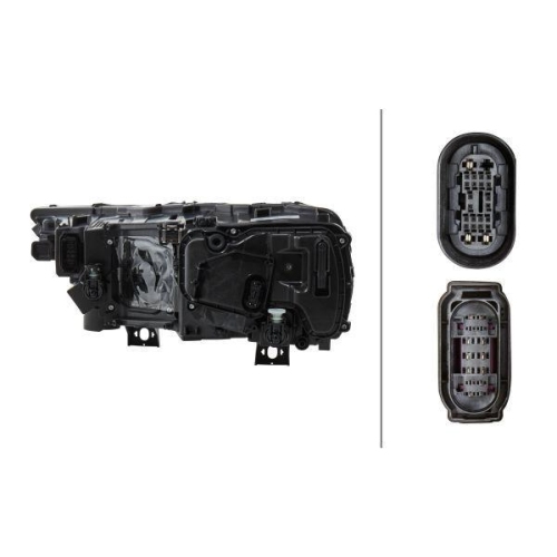 HELLA Hauptscheinwerfer 1EX 354 841-121 für AUDI, rechts