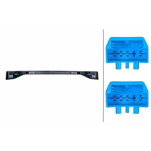 HELLA Heckleuchte 2SB 015 417-601 für VW, Stoßfänger