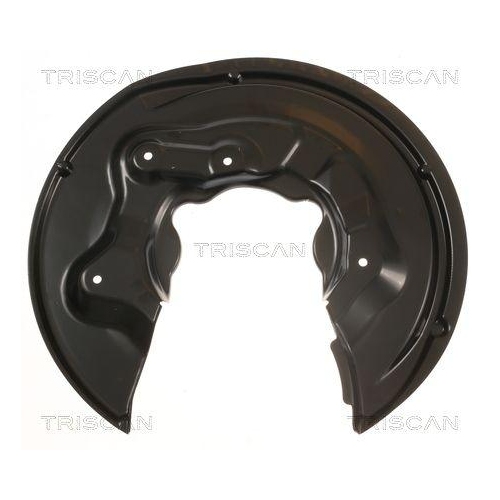 Spritzblech, Bremsscheibe TRISCAN 8125 29239 f&uuml;r VW, Hinterachse links