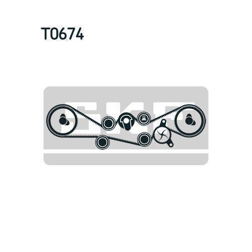 Zahnriemensatz SKF VKMA 98000 f&uuml;r SUBARU