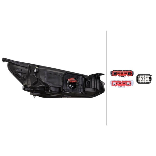 HELLA 1EX 354 859-211 Hauptscheinwerfer f&uuml;r FORD, links