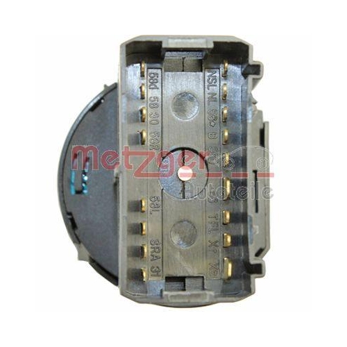 Schalter, Hauptlicht METZGER 0916391 f&uuml;r AUDI
