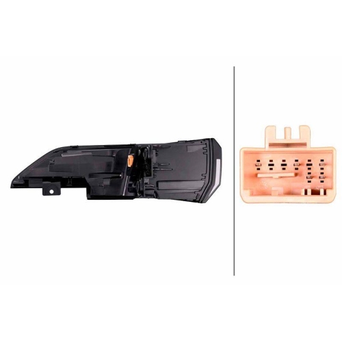 HELLA Heckleuchte 2VA 015 417-511 für VW, links