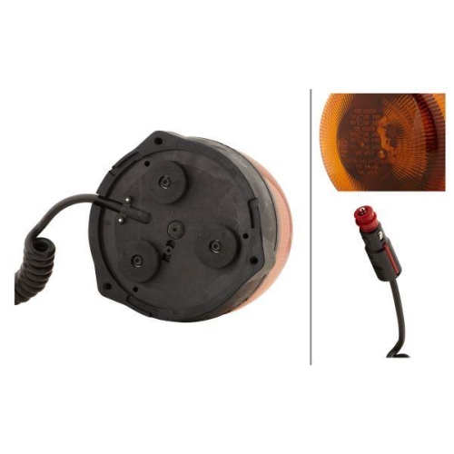 HELLA Rundumkennleuchte 2RL 010 979-021 Rota LED f&uuml;r DAF SCANIA SENNEBOGEN PAUS