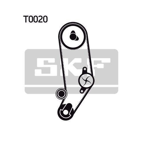 Wasserpumpe + Zahnriemensatz SKF VKMC 01032 für AUDI VW