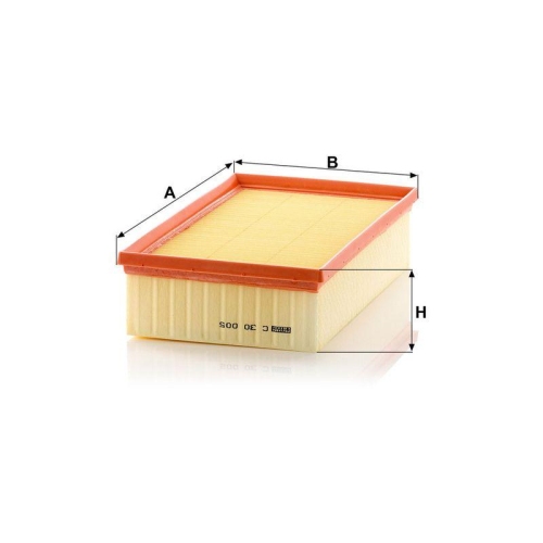 Luftfilter MANN-FILTER C 30 005 f&uuml;r FORD VAG