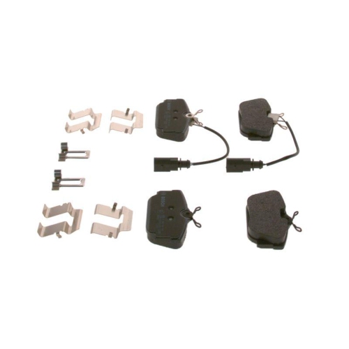 Bremsbelagsatz, Scheibenbremse BOSCH 0 986 494 529 f&uuml;r AUDI SEAT SKODA VW