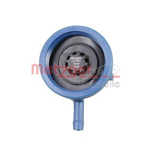 Verschlussdeckel, K&uuml;hlmittelbeh&auml;lter METZGER 2140265 f&uuml;r VW