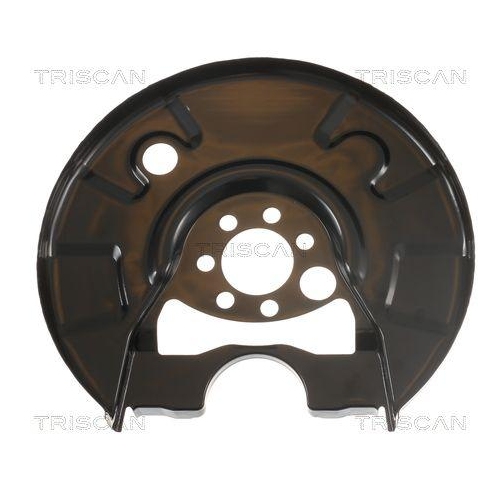 Spritzblech, Bremsscheibe TRISCAN 8125 29245 f&uuml;r VW, Hinterachse links