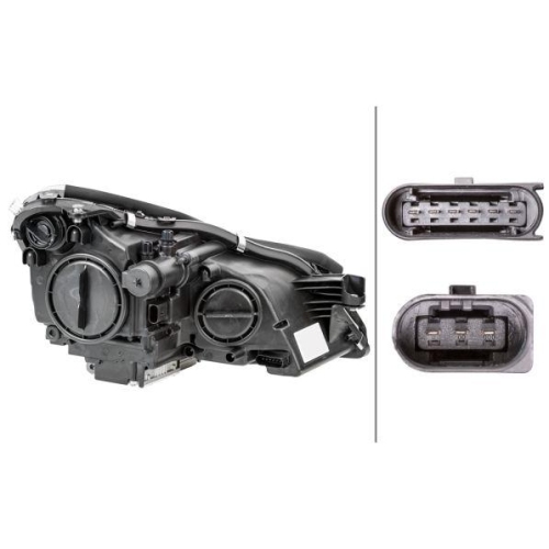 HELLA Hauptscheinwerfer 1LS 008 821-331 f&uuml;r MERCEDES-BENZ, links