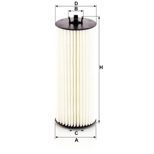&Ouml;lfilter MANN-FILTER HU 6008/1 z f&uuml;r MERCEDES-BENZ
