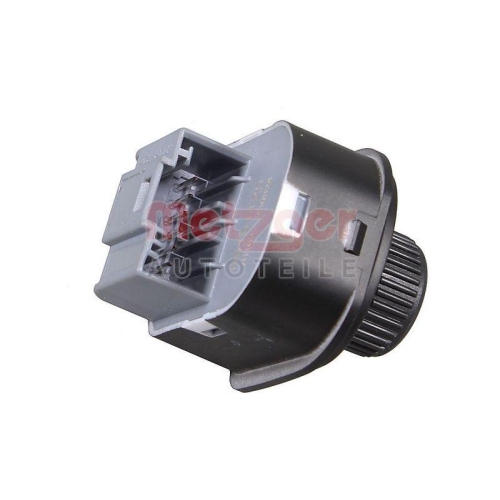 Schalter, Au&szlig;enspiegelverstellung METZGER 09161125 f&uuml;r SKODA