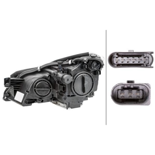 HELLA Hauptscheinwerfer 1LS 008 821-341 für MERCEDES-BENZ, rechts