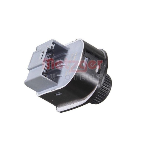 Schalter, Außenspiegelverstellung METZGER 09161126 für SKODA