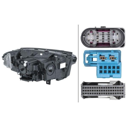 HELLA Hauptscheinwerfer 1LX 013 074-731 für MERCEDES-BENZ, links